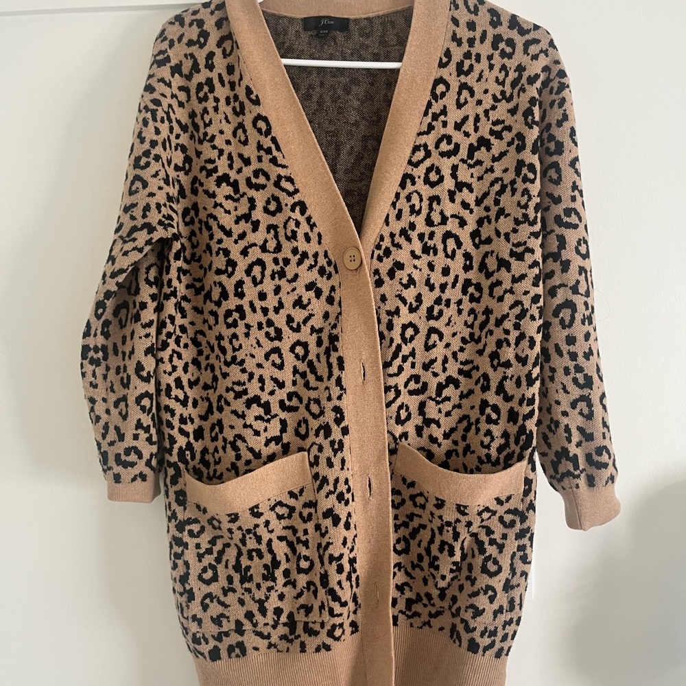 J crew leopard print sweater Size XXS